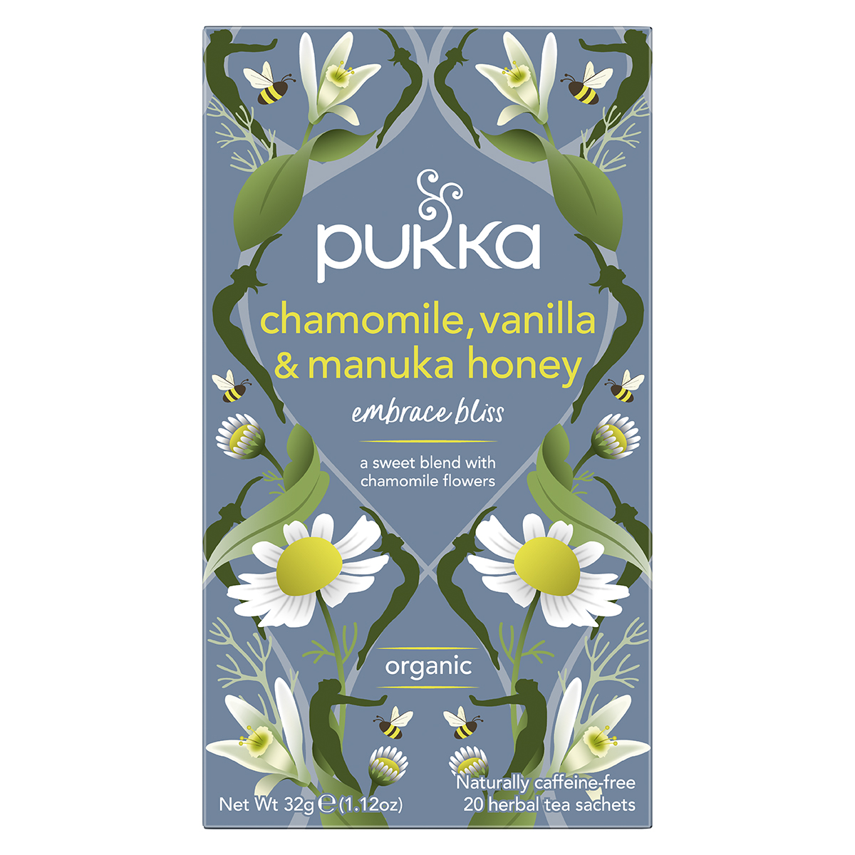 Pukka Chamomile, Vanilla and Manuka Honey 20 Tea sachets